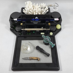 Large All In One Dab Station - Dab Tool Rack, Terp Peal Trays & More!