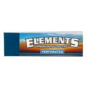 PERFORATED Elements Slim/Standard Roach Books x50 Perforierte Karten - Smoke Box & Roll Tray Refills, Zum Smoking/Rolling/Art.
