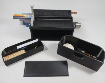 Caja de humo todo en uno: caja de almacenamiento con ruedas tamaño king con cajón contenedor