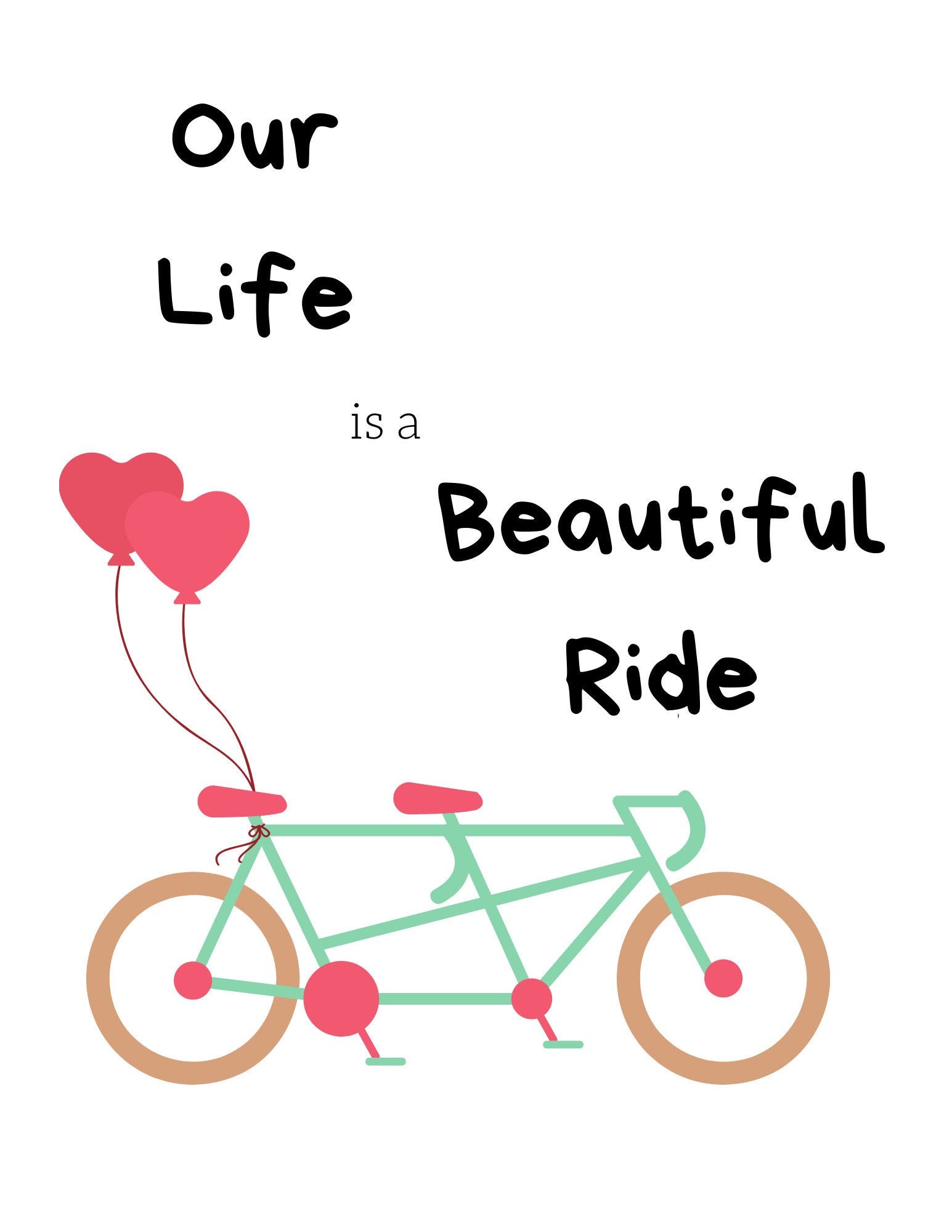 Our Life is a Beautiful Ride Etsy