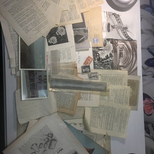 Vintage ephemera junk journal paper kit