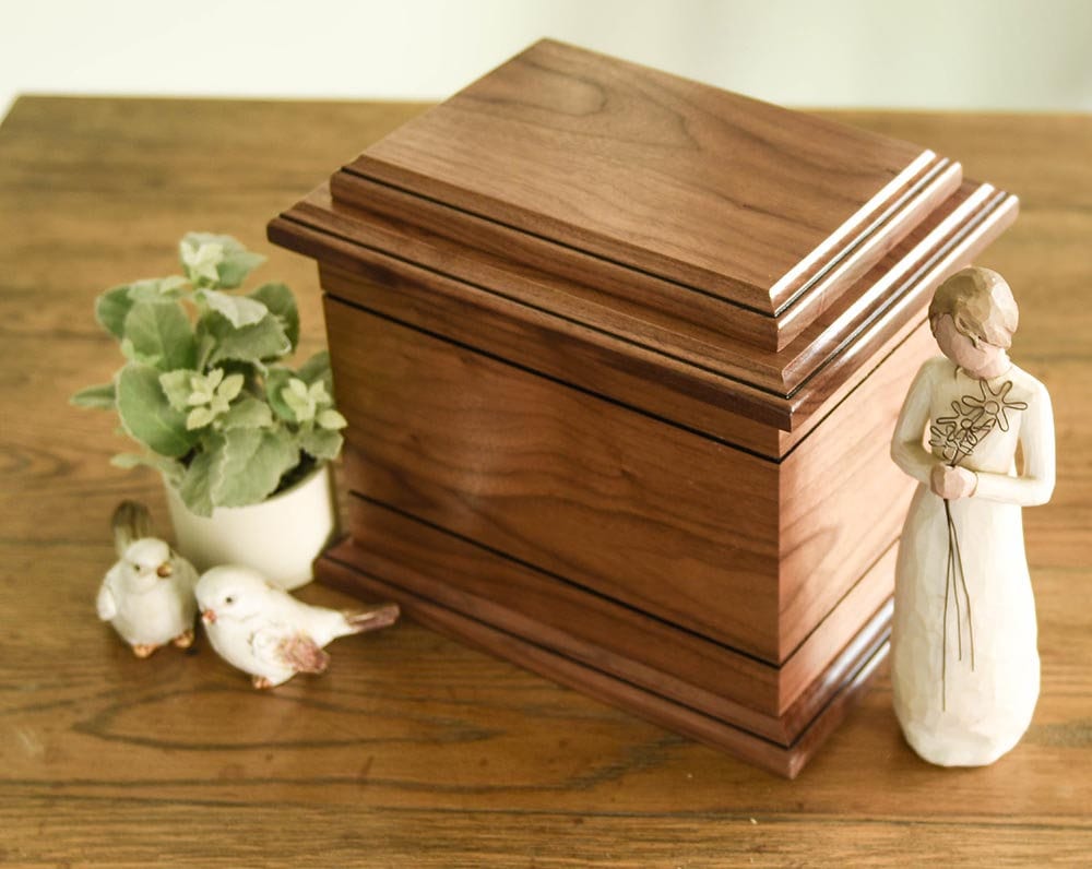 Personalized Wood Urn Wilmington Urn Urns Urns for Human Etsy