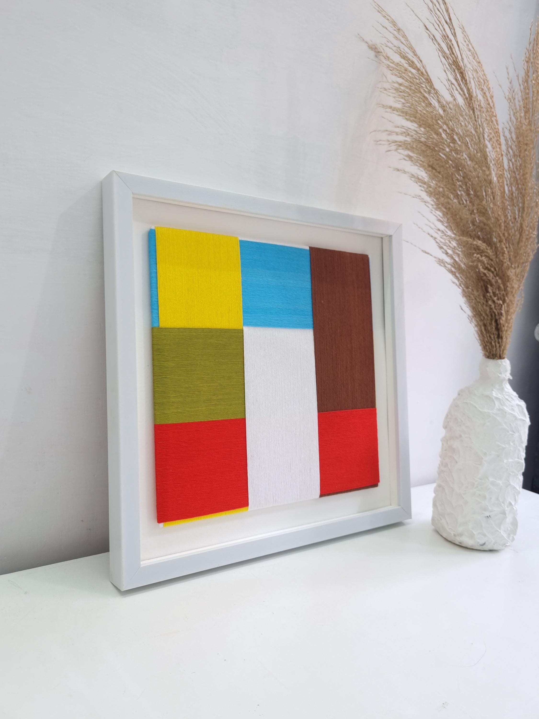 Textile Blocks Modern Handcrafted Color Block Textile Art, Modern Woven Wall Hanging - Etsy