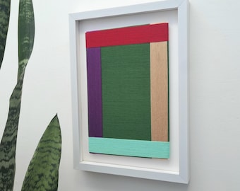 Geometrische vezelkunst, modern geweven muurdecoratie, overzicht 3