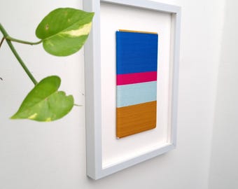 Handgemaakte vezelkunst, geweven wanddecoratie, boho-decor