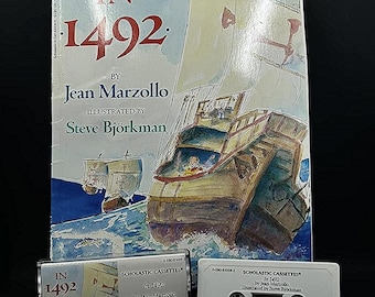Columbus 1492 - Book & Cassette Learning Set - Read Aloud History Adventure - Scholastic Reading