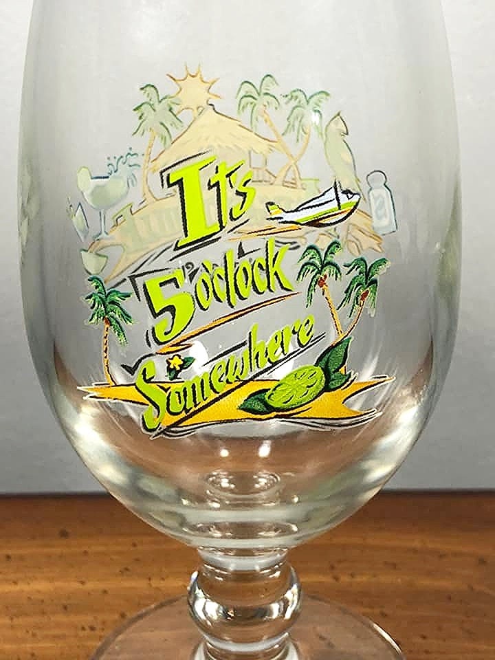 Vintage Margaritaville Mohegan Sun Souvenir Cocktail Glass Etsy