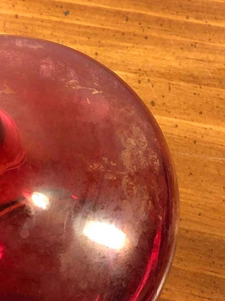 Vintage Vase Cranberry Vase Home Decor Vintage Decor Glass | Etsy