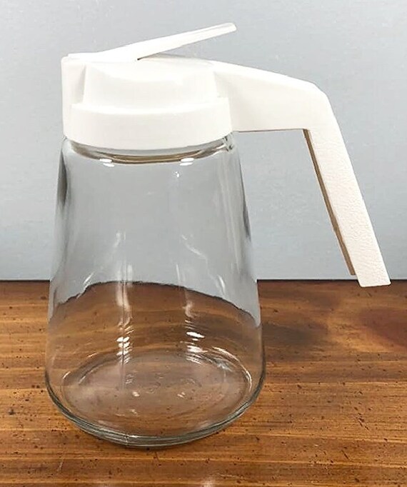 Vintage Gemco Glass Syrup Dispenser Etsy