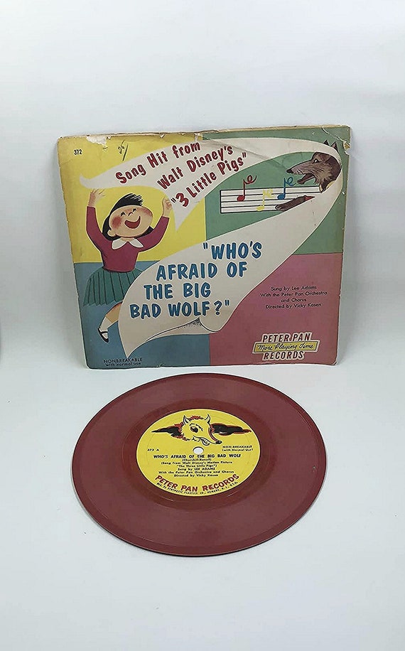 Vintage Who's Afraid Of The Big Bad Wolf Record