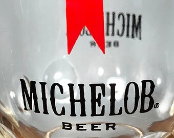 Vintage 1980s Michelob Stemmed Beer Glass – Classic Man Cave
