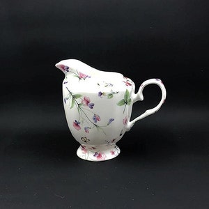 Vintage Bone China Coffee Creamer
