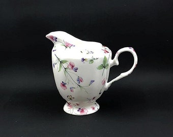 Vintage Bone China Coffee Creamer