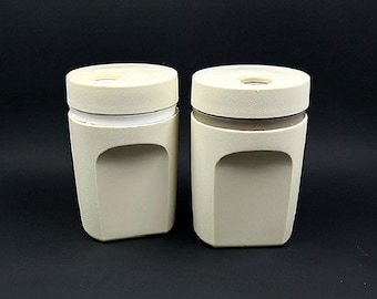 Saliera e pepiera Tupperware d'epoca