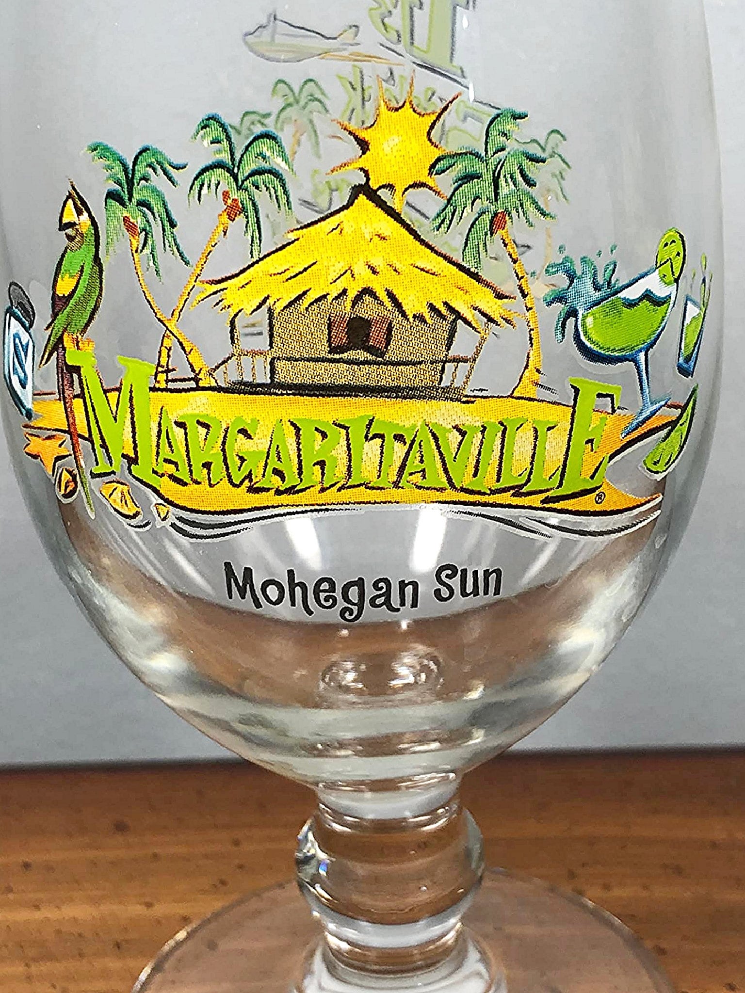 Vintage Margaritaville Mohegan Sun Souvenir Cocktail Glass Etsy