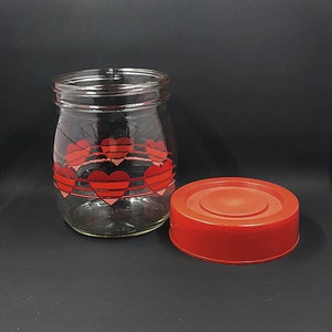 Vintage Carlton Glass Canister Jar