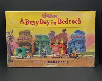 Vintage Flintstones Puzzle Board Book