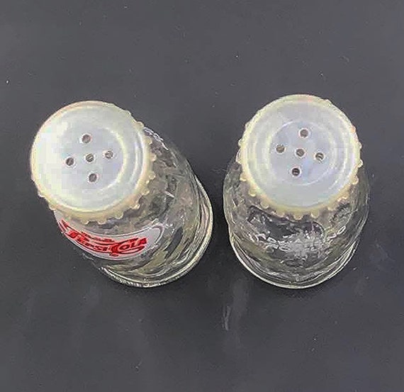 Vintage Pepsi Cola Glass Bottle Salt & Pepper Shaker Set - Etsy