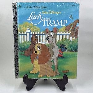1991 Lady and the Tramp Little Golden Book – Disney Classic by Teddy Slater – Collectible Children&#39;s Book