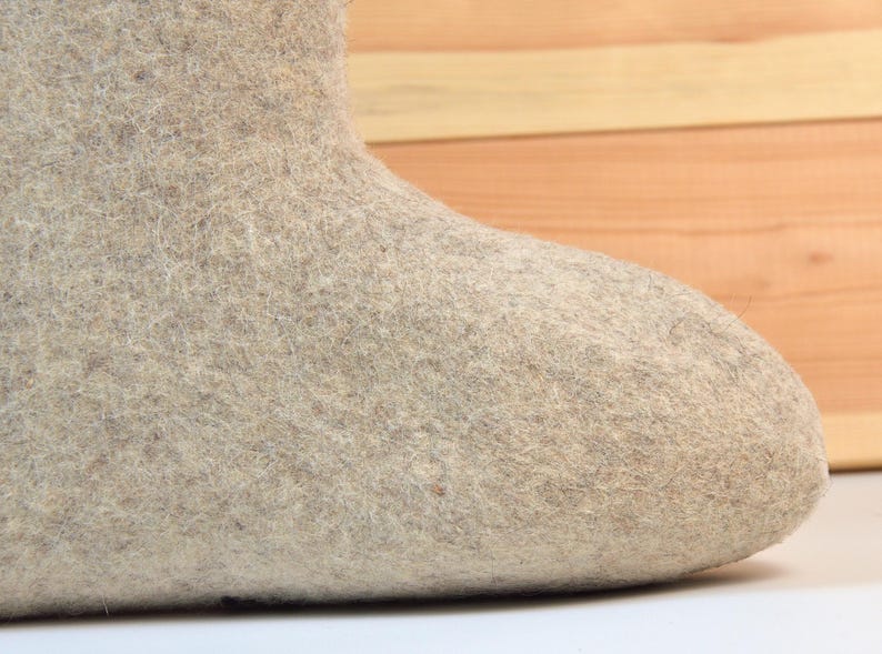 Mens Siberian Valenki Boots, Original Wool Felt, Handmade image 7