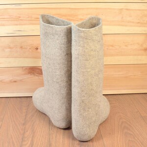 Mens Siberian Valenki Boots, Original Wool Felt, Handmade image 4