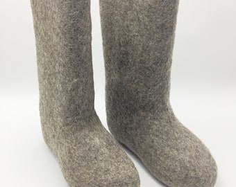 Valenki MEN Sibirien RUSSISCHE Original Filzstiefel Schafwolle