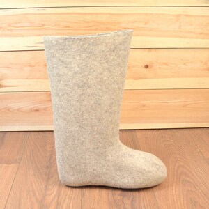 Mens Siberian Valenki Boots, Original Wool Felt, Handmade image 5