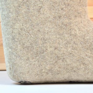 Mens Siberian Valenki Boots, Original Wool Felt, Handmade image 8