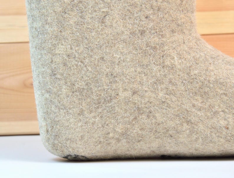 Mens Siberian Valenki Boots, Original Wool Felt, Handmade image 8