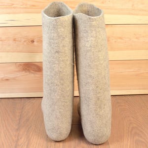 Mens Siberian Valenki Boots, Original Wool Felt, Handmade image 3