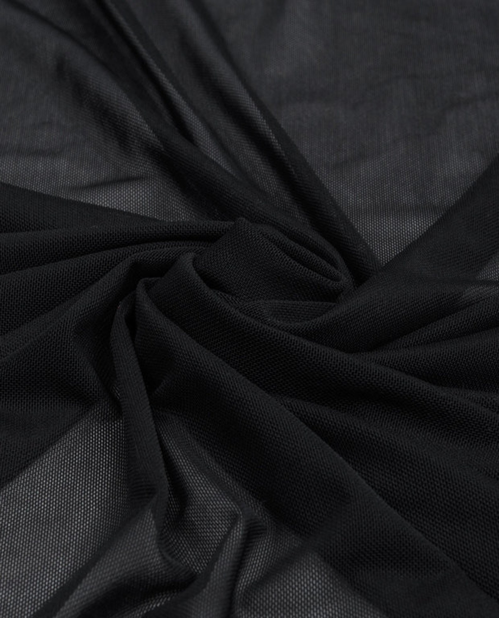 Black nylon mesh stretch fabric suit for needlework Etsy