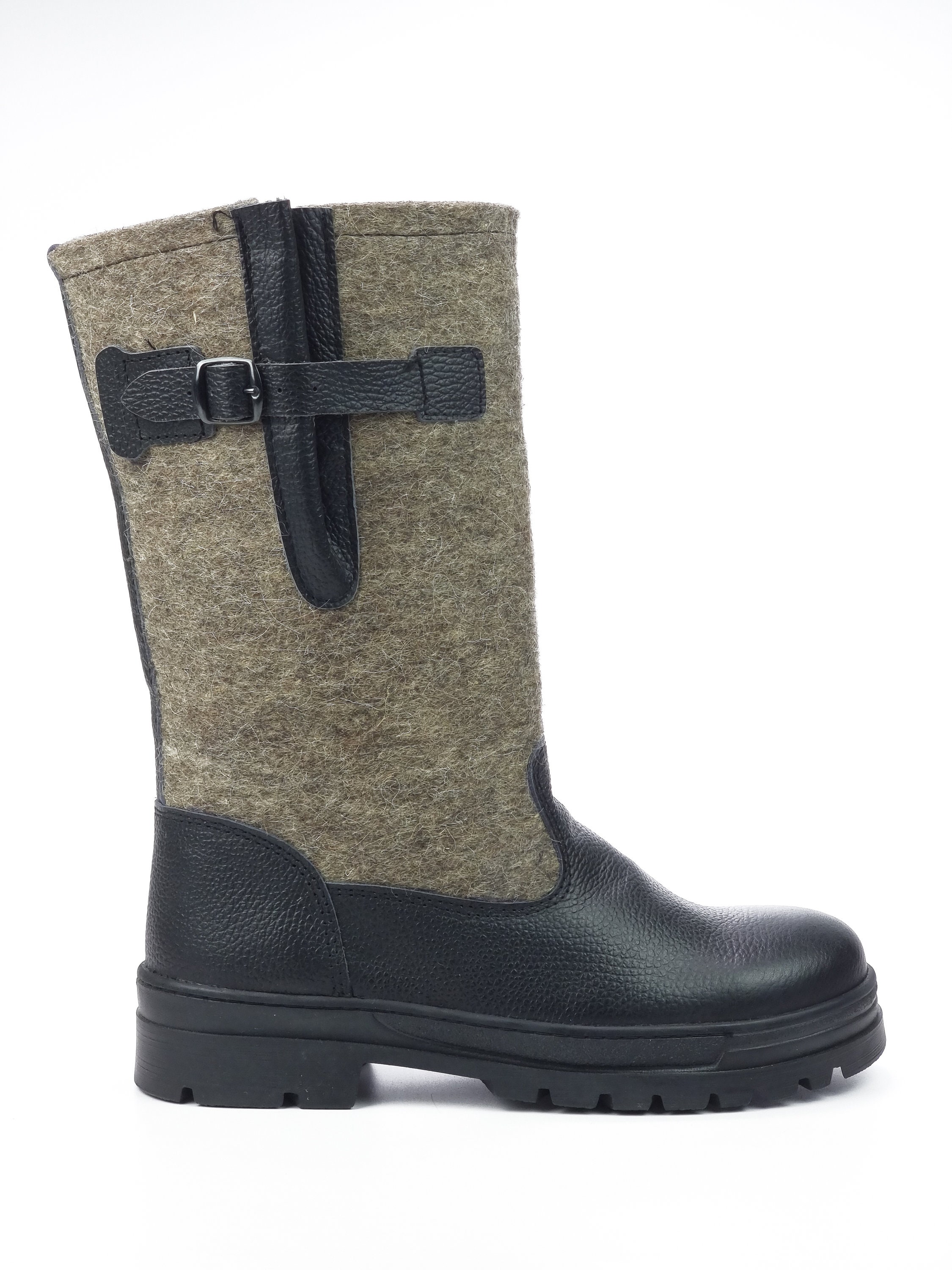 Russian Boots Natural Felt Leather Siberian Felt Boots Warm Walks