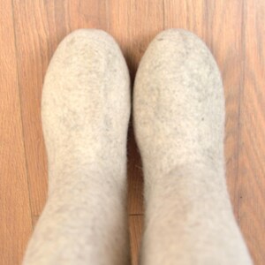 Mens Siberian Valenki Boots, Original Wool Felt, Handmade image 6