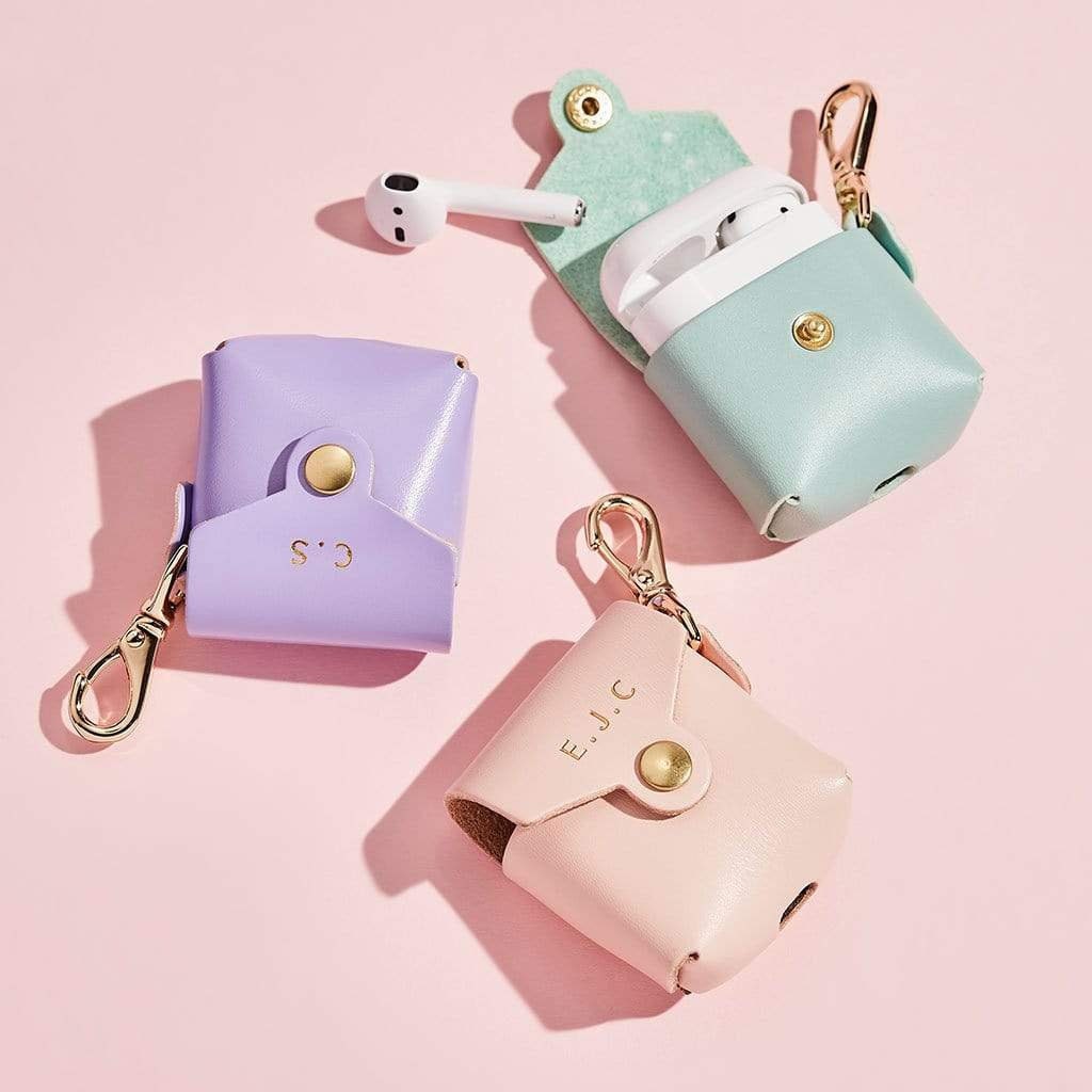 Personalised Leather AirPod Case | Carry Case for Apple Air