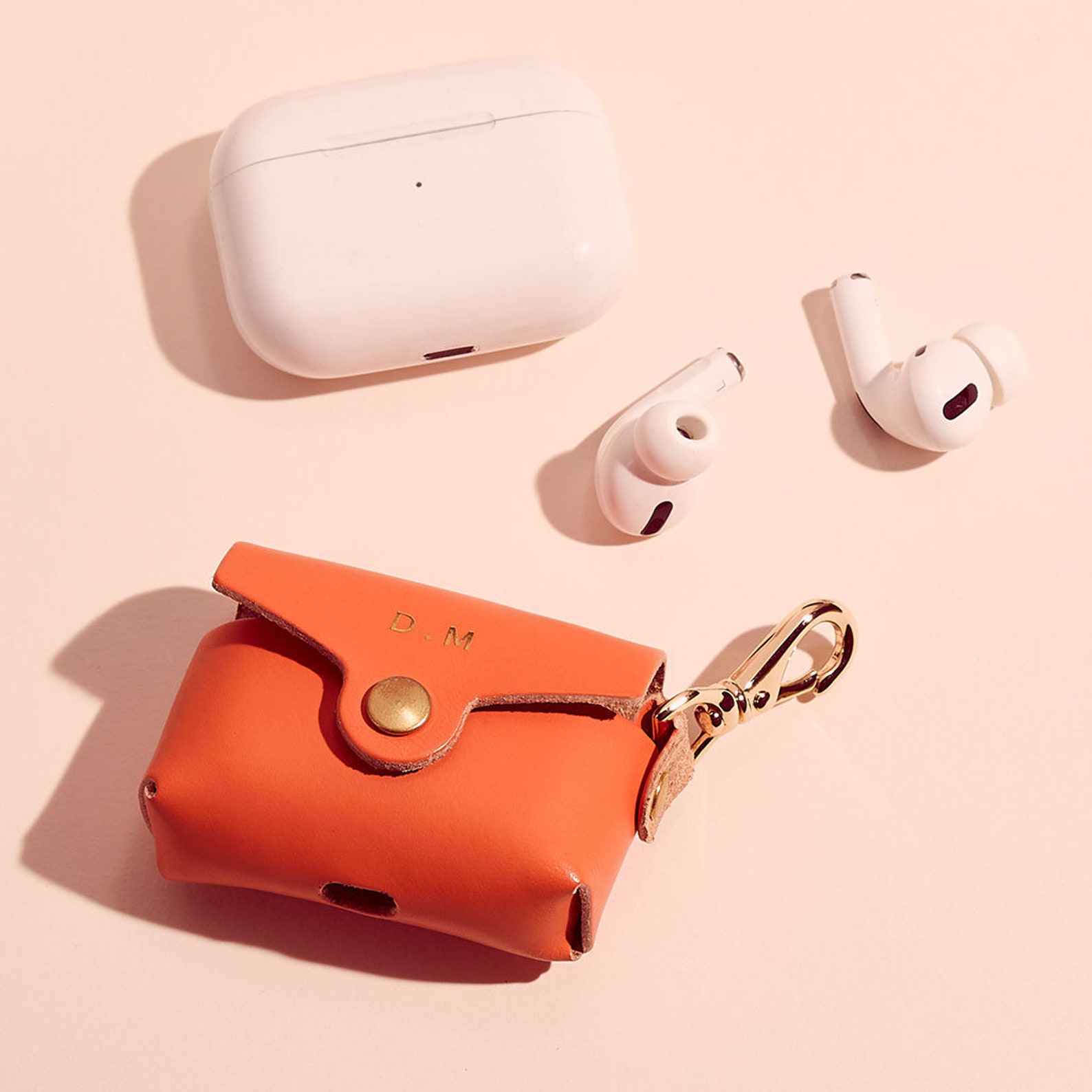 Personalised Leather Airpod Case Carry Case for Apple Air Etsy