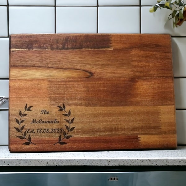 Personalised Wood Chopping board Personalised Gift