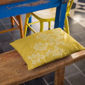 Spun Polyester Lumbar Pillow with Retro Design