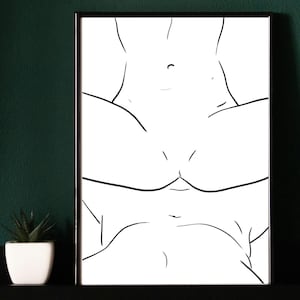 Romantic Couple Sex in Cowgirl Position Printable Illustration | Female on Top Line Art | Instant Download Mature Artwork | Minimalist Decor