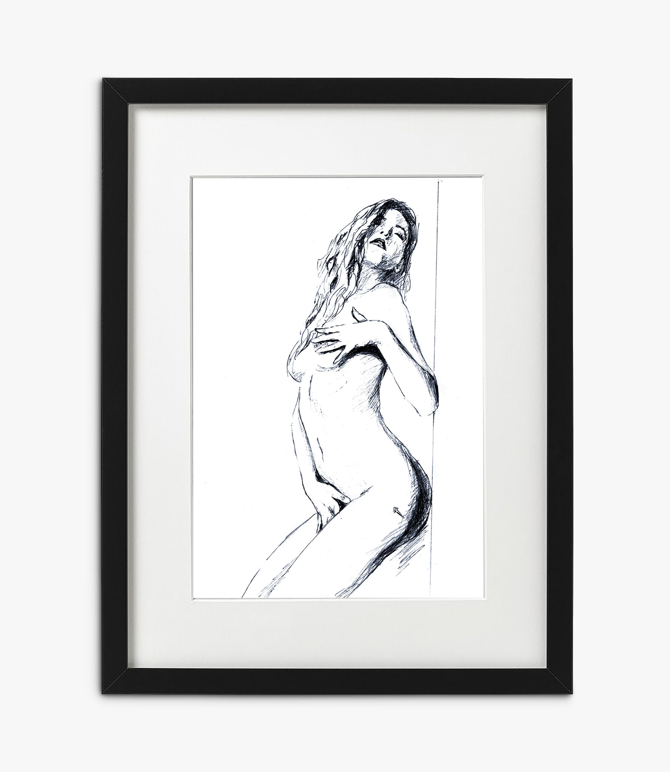 Erotic Art Nude Original Artwork Voyeur Female Nudity picture picture