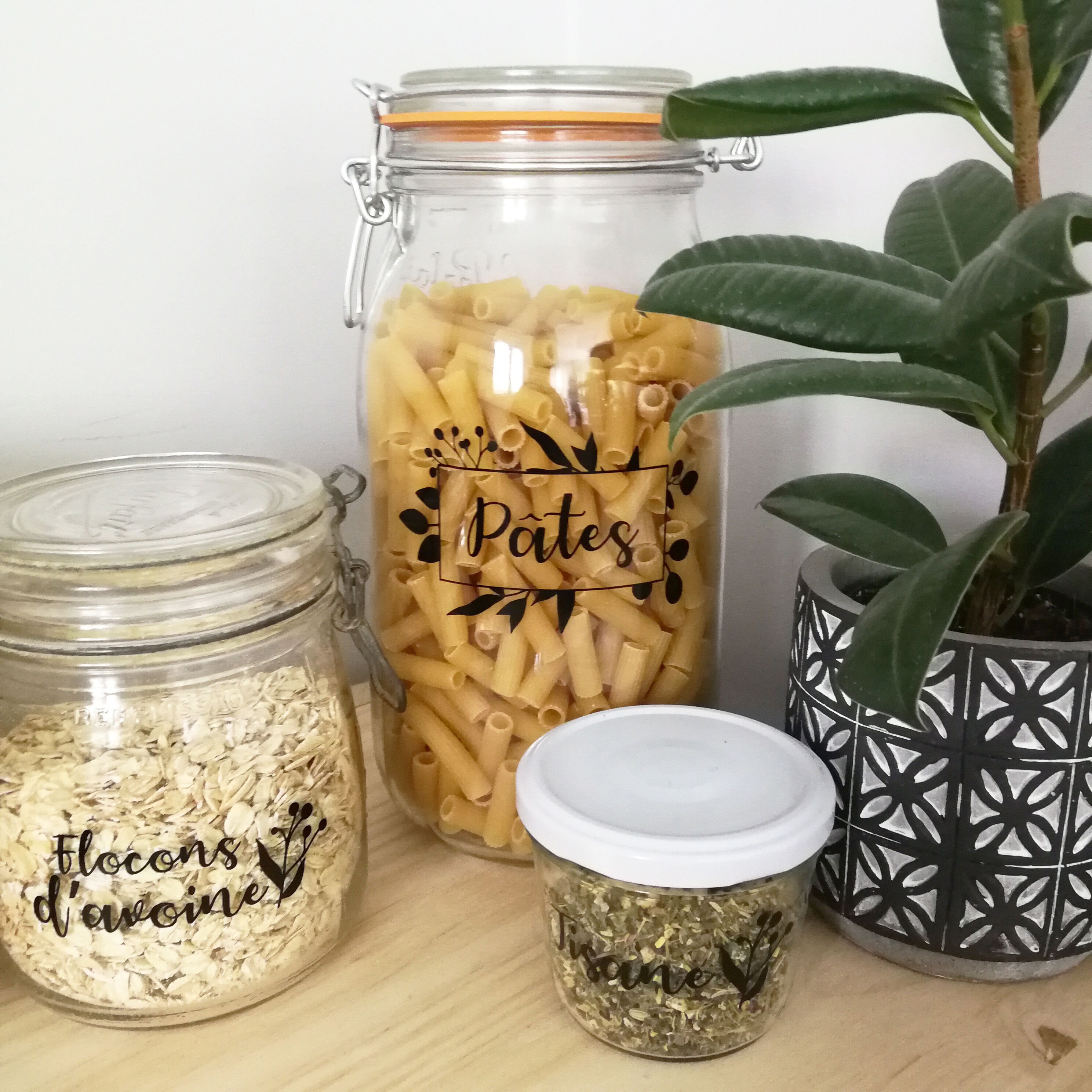 10 Étiquettes Stickers Pour Bocaux de Cuisine - Collection Spéciale Les Végétales