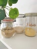 Label sticker kitchen jars per unit 