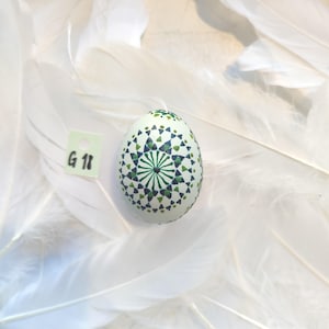 Sorbian EASTER EGG, hand-painted, Easter, bossing technique, unique, chicken egg, spring decoration, Easter decoration
