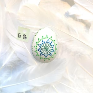 Sorbian EASTER EGG, hand-painted, Easter, bossing technique, unique, chicken egg, spring decoration, Easter decoration