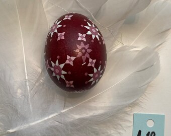 Sorbian EASTER EGG, hand-painted, Easter, wax painting technique, unique, chicken egg, spring decoration, Easter decoration