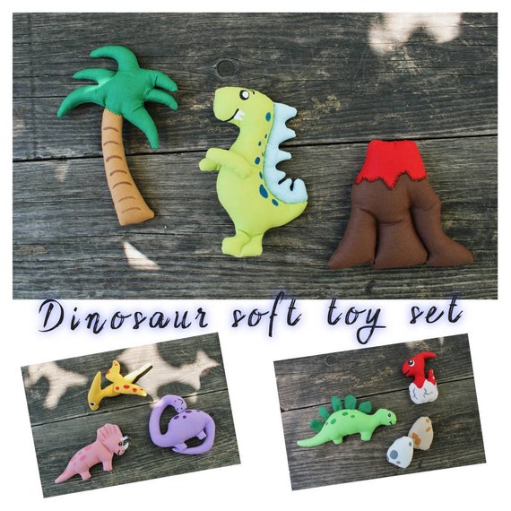 Dinosaur Toys Dinosaur Soft Toys Dinosaur Stuffed Animals Etsy