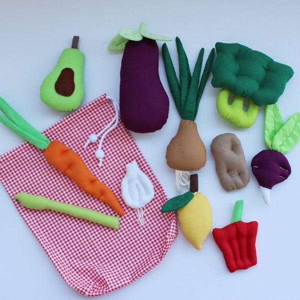 Veggies soft toys, Fruits soft toys, Veggies and fruits, Vegetables plushie, Montessori toys, Pretend play, Food soft toys, Cooking game