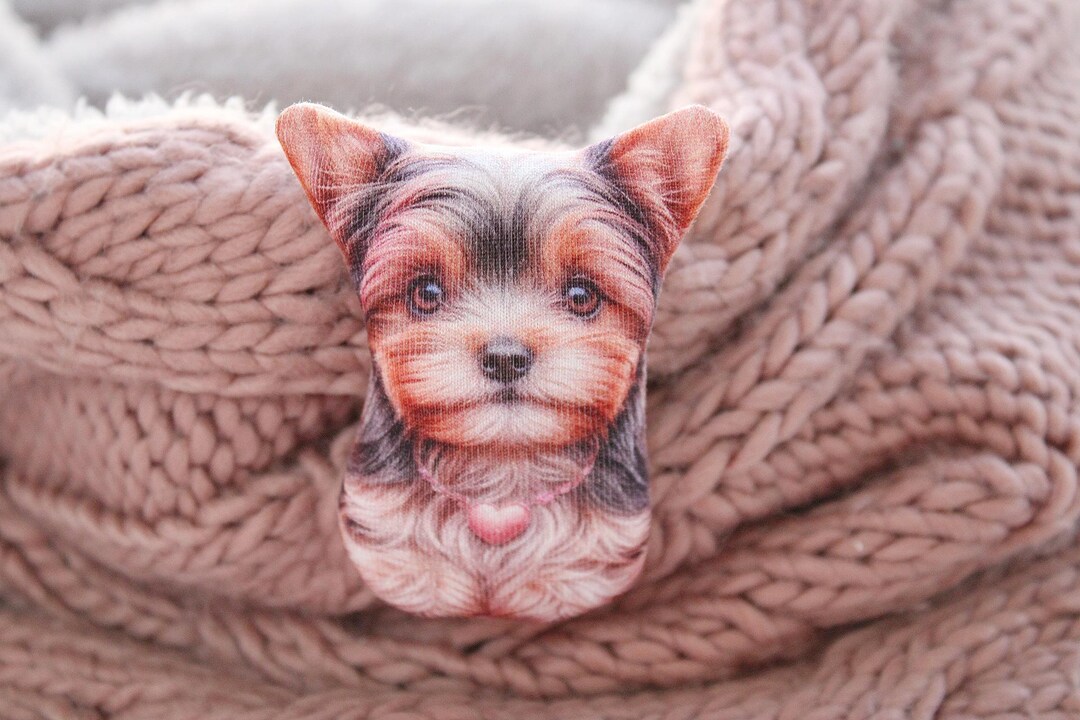 Yorkie Dog Pin, Yorkie Brooch, Yorkshire Terrier, Yorkshire Pin