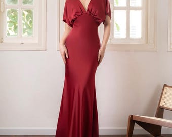 empire waist christmas party dress white christmas dresses Wholesale Evening Party Maxi Dress A-Line Empire  Waist Chiffon