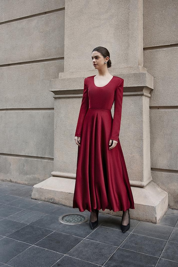 high neck dress with open back Shona Joy - La Lune Cowl Gown - White it offers a flattering Color:Candy Pink/Silver Serena Silk Long Robe NoProm