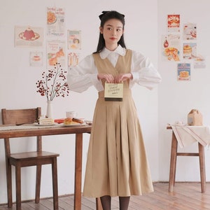 Linen Dress - Linen Pinafore
